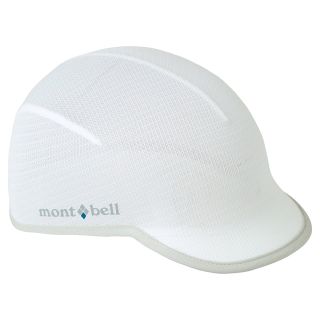 モンベル(mont bell)のモンベル　ジオライン クールメッシュ サイクルキャップ　白(キャップ)