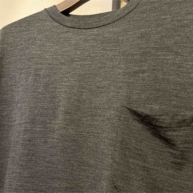 COMOLI(コモリ)のCOMOLI 21ss ウール天竺半袖クルー チャコール サイズ3 メンズのトップス(Tシャツ/カットソー(半袖/袖なし))の商品写真