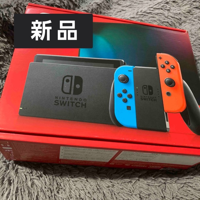 新品 Nintendo Switch  ネオンブルー レッド 新パッケージ 小型ゲームソフトゲーム機本体