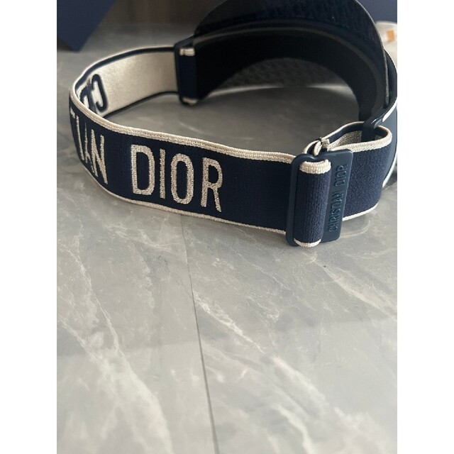極美品 Dior ディオール サンバイザー 帽子 キャップ ハット