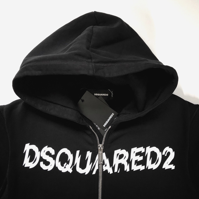 新品 ディースクエアード DSQUARED2 ジップアップ スウェット パーカーパーカー