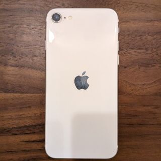 アップル(Apple)のiPhone　se2 128G  simフリー　ホワイト Apple(スマートフォン本体)