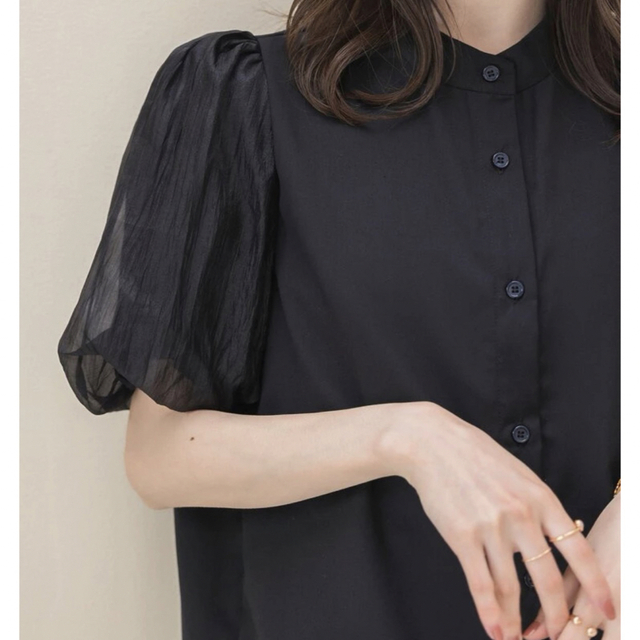 dholic(ディーホリック)の新品！SHEIN DAZY DAZY パフスリーブブラウス レディースのトップス(シャツ/ブラウス(半袖/袖なし))の商品写真