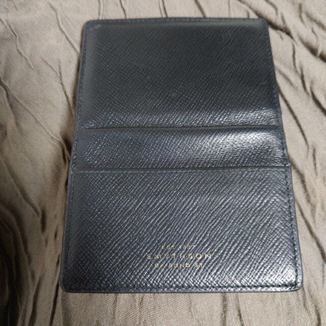 Smythson - 【Smythson】 Panamaレザー二つ折りカードケース Smythson - 【Smythson】 Panamaレザー二つ折りカードケース