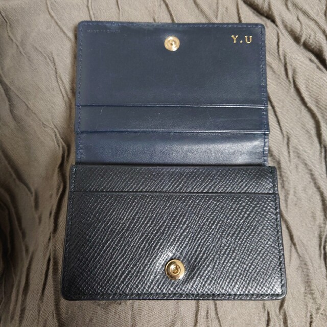 Smythson - 【Smythson】 Panamaレザー二つ折りカードケース Smythson - 【Smythson】 Panamaレザー二つ折りカードケース