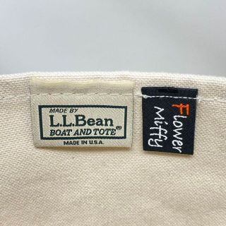 L.L.bean トートバッグ ミッフィー キャンバス 赤 トート コラボ