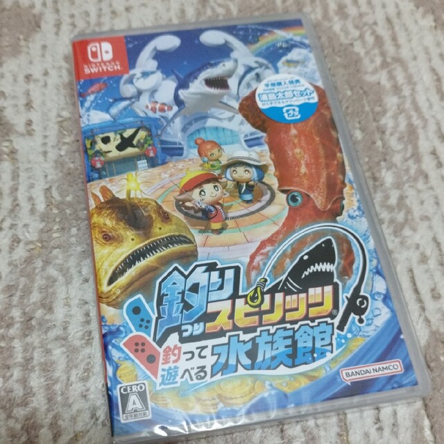 【新品・未開封品】釣りスピリッツ 釣って遊べる水族館 Switch