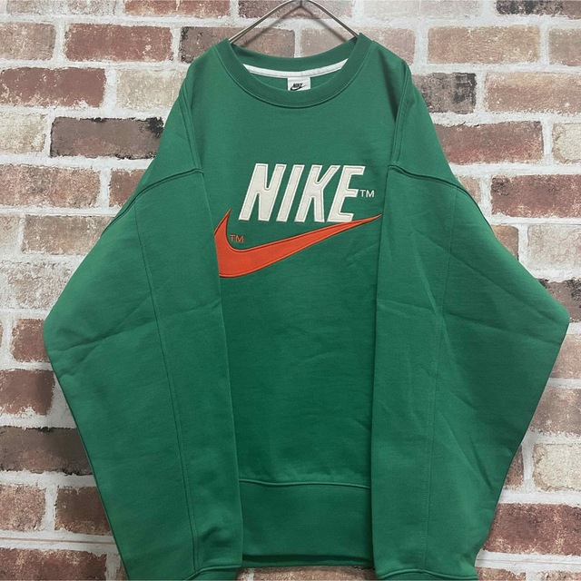 超激レア NIKE フリース トレーナー 90s ナイキ グリーン red