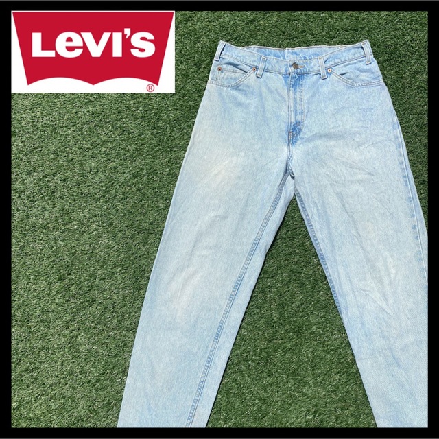 Levi's(リーバイス)のリーバイス 550 W33 L34ライトブルーデニムジーンズメキシコ 1994製 メンズのパンツ(デニム/ジーンズ)の商品写真