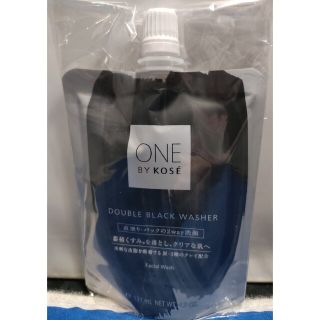 ワンバイコーセー(ONE BY KOSE（KOSE）)のONE BY KOSE ダブル ブラック ウォッシャー(140g)(洗顔料)