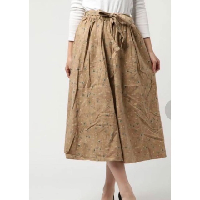SM2(サマンサモスモス)のサマンサモスモス 壁紙風花柄スカート レディースのスカート(ロングスカート)の商品写真