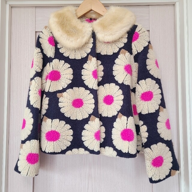 franche lippee(フランシュリッペ)の588【M】フランシュリッペ　マーガレットコート　ネイビー レディースのジャケット/アウター(ピーコート)の商品写真