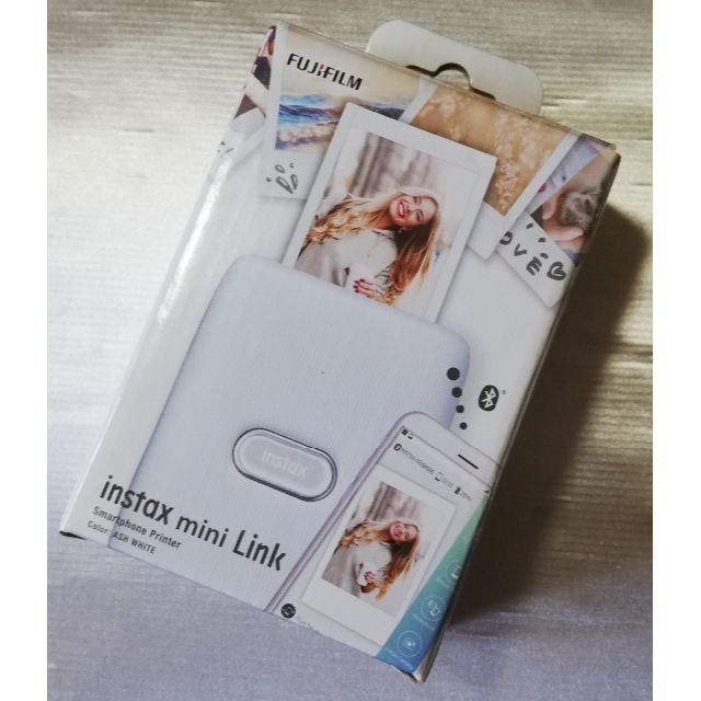 新品 フジ instax mini Link スマホプリンター アッシュホワイト