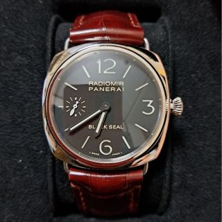 オフィチーネパネライ(OFFICINE PANERAI)のHartman様専用　PANERAI　ラジオミール　ブラックシールPAM183(腕時計(アナログ))