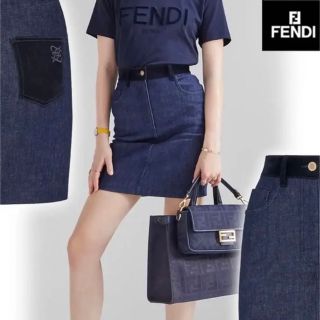 FENDI デニムのハーフスカート | www.jarussi.com.br