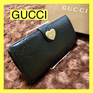 グッチ(Gucci)のさ様専用　GUCCI　グッチ　シマ　ハート　長財布(財布)