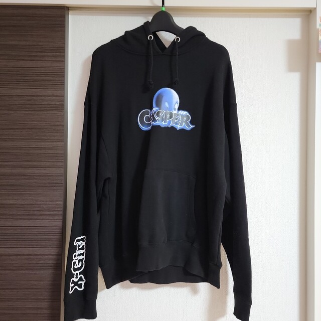 Xgirl　レディースパーカー　Mサイズ　BLACK　CASPER　美品