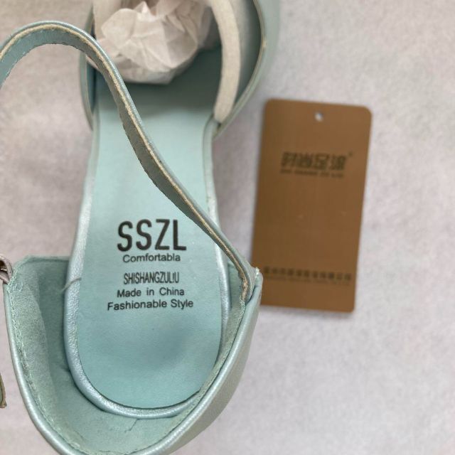 サンダル　ハイヒール　ブルーグレード　サイズ22.5 レディースの靴/シューズ(ハイヒール/パンプス)の商品写真