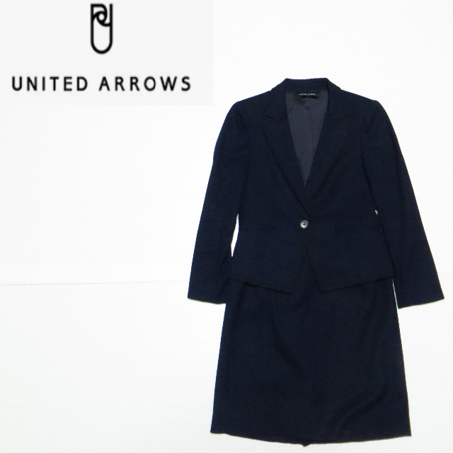 レディース美品 UNITED ARROWS スカートスーツ セットアップ 36 38