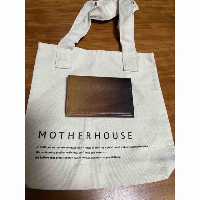 MOTHERHOUSE(マザーハウス)のMOTHER HOUSE 名刺入れ カードケース マザーハウス メンズのファッション小物(名刺入れ/定期入れ)の商品写真