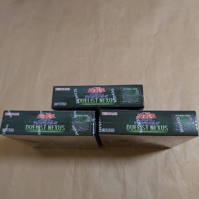 遊戯王 DUELIST NEXUS 3BOX エンタメ/ホビーのトレーディングカード(Box/デッキ/パック)の商品写真