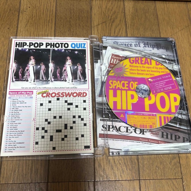 安室奈美恵　SPACE OF HIP POP LIVE DVD エンタメ/ホビーのDVD/ブルーレイ(ミュージック)の商品写真