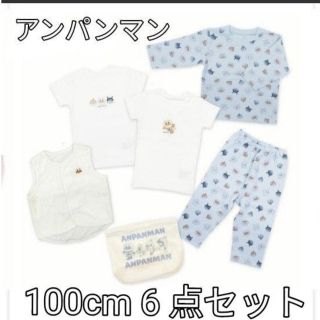 アンパンマン(アンパンマン)の新品★アンパンマン　6点セット　100cm　パジャマ　半袖肌着Tシャツ　ベスト(パジャマ)