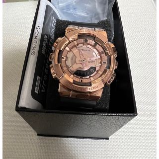 ジーショック(G-SHOCK)の110シリーズ メタルベゼル GM-S110PG-1AJF G-SHOCK(腕時計)