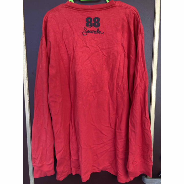 3L defective struct 赤　Tシャツ　red T-shirt