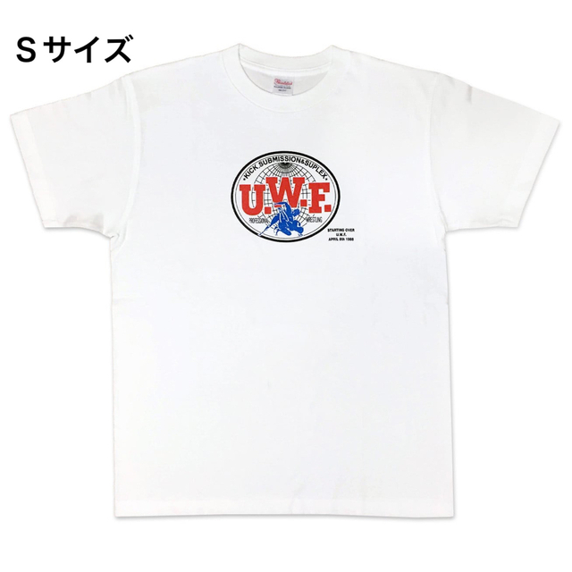 『新生U』 伝説　UWF 完全復刻プリントTシャツ Ｓサイズ