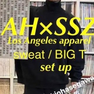 ロサンゼルスアパレル(LOS ANGELES APPAREL)のLos Angeles apparel AH.H SSZ 長谷川昭雄(スウェット)