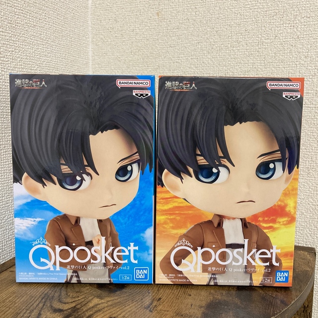 進撃の巨人 Qposket リヴァイ　２種　セット エンタメ/ホビーのフィギュア(アニメ/ゲーム)の商品写真