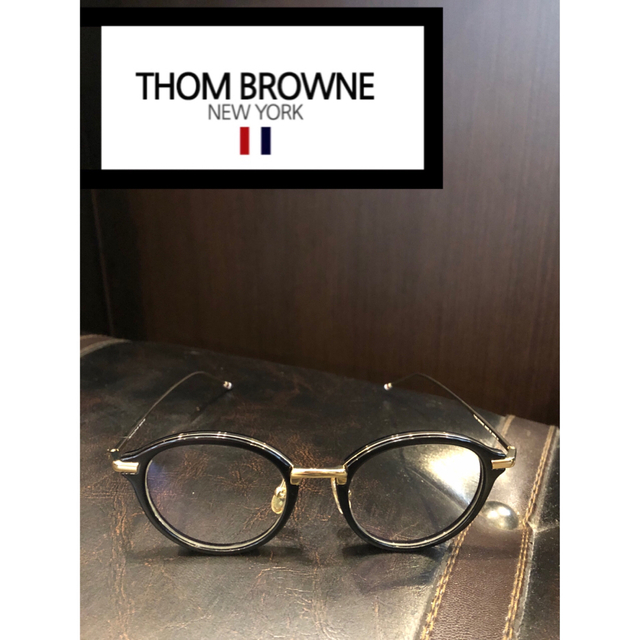 Thom brown ゴールド 眼鏡　メガネ TB 011 GOLD詳細専用ケースレンズクロス付属