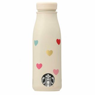 スターバックスコーヒー(Starbucks Coffee)の新品 バレンタイン2023ステンレスボトルカラフルハート355ml(タンブラー)