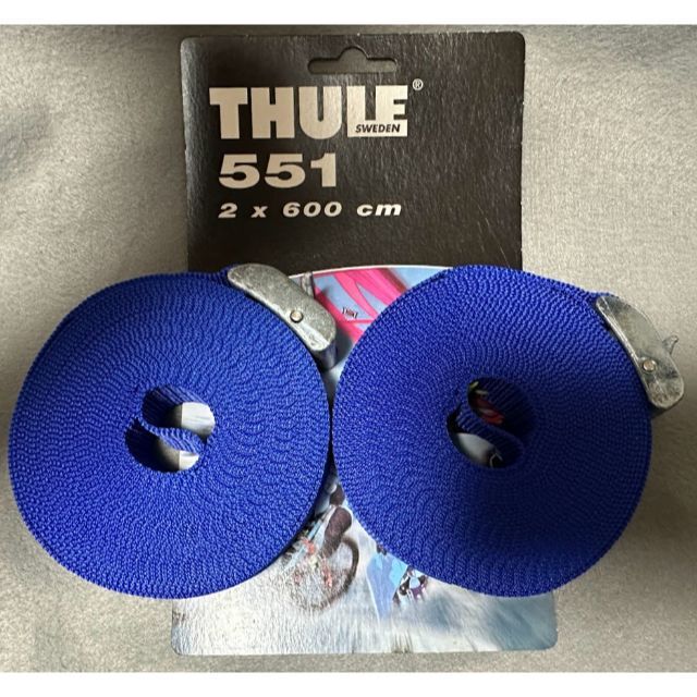 THULE(スーリー)のTHULE スーリー TH551 ストラップベルト 6m×2本 未使用新品 自動車/バイクの自動車(車外アクセサリ)の商品写真