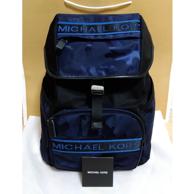 Michael Kors(マイケルコース)のMICHAEL KORS MENS　KENT スポーツフラップ バックパック メンズのバッグ(バッグパック/リュック)の商品写真