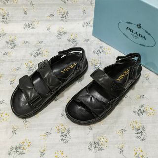 サイン・掲示用品 パネル 【2回着用】プラダ ブラウンサンダル - 通販
