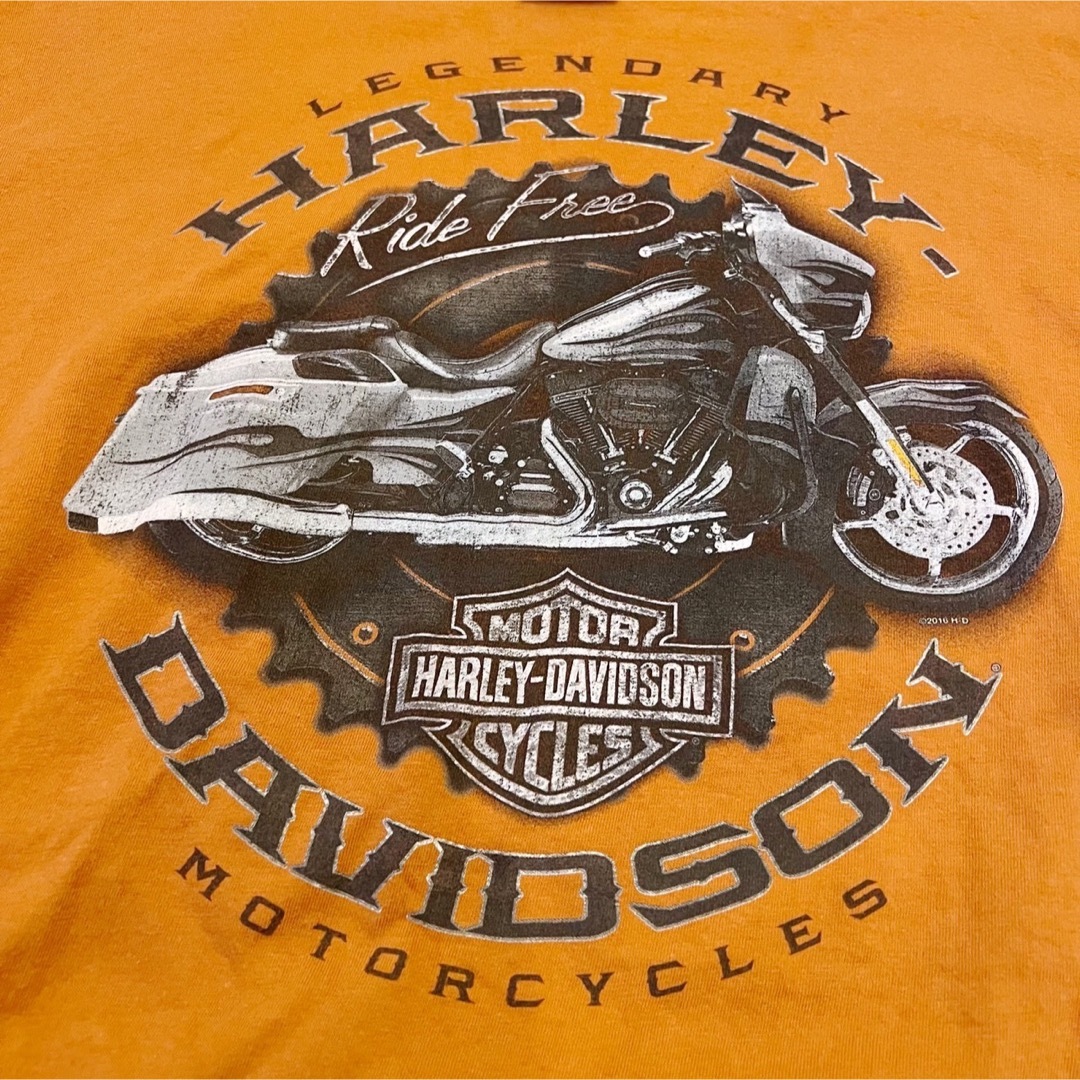 希少XL★HARLEY-DAVIDSON Tシャツ バイク ウルフ Tシャツ