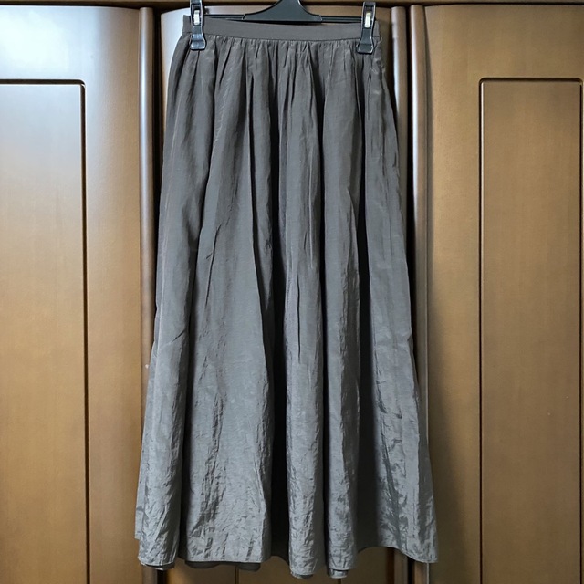 DRESSTERIOR(ドレステリア)のDRESSTERIOR ☆トリアセコットンローン フレアスカート　茶色 レディースのスカート(ロングスカート)の商品写真