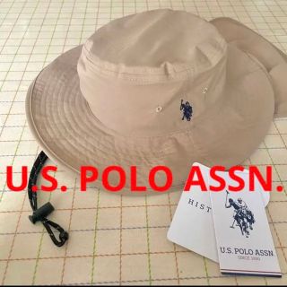 ユーエスポロアッスン(U.S. POLO ASSN.)のユーエスポロアッスン　ポロ　ハット　新品　ベージュ　帽子　サファリハット(ハット)