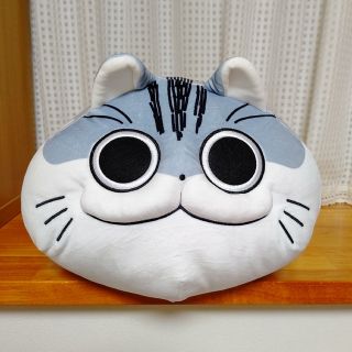 夜は猫といっしょ まんまるもちもちクッション(キャラクターグッズ)