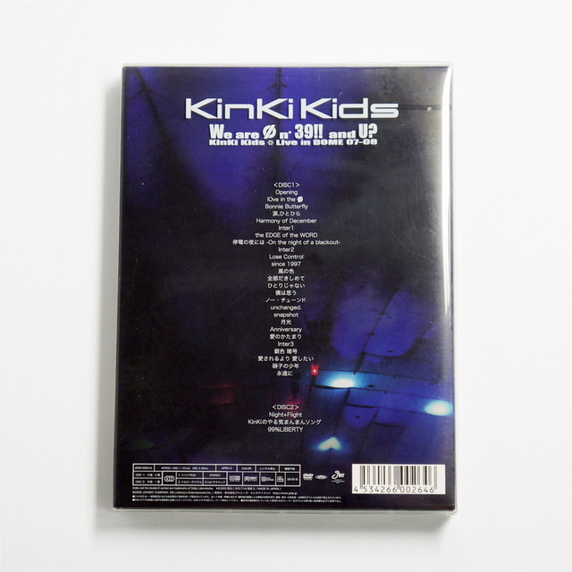 KinKi Kids 初回盤　We are Φn'39!!and U?