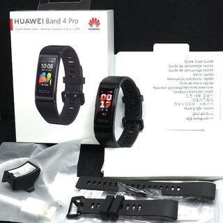 ファーウェイ(HUAWEI)のファーウェイ Band 4 pro GPS搭載スマートウォッチ 新品ベルト付(腕時計(デジタル))