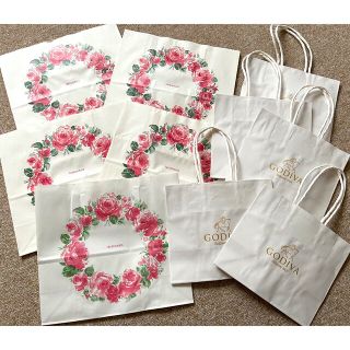 タカシマヤ(髙島屋)の【未使用】高島屋＋GODIVA 紙袋　5枚ずつ(ショップ袋)