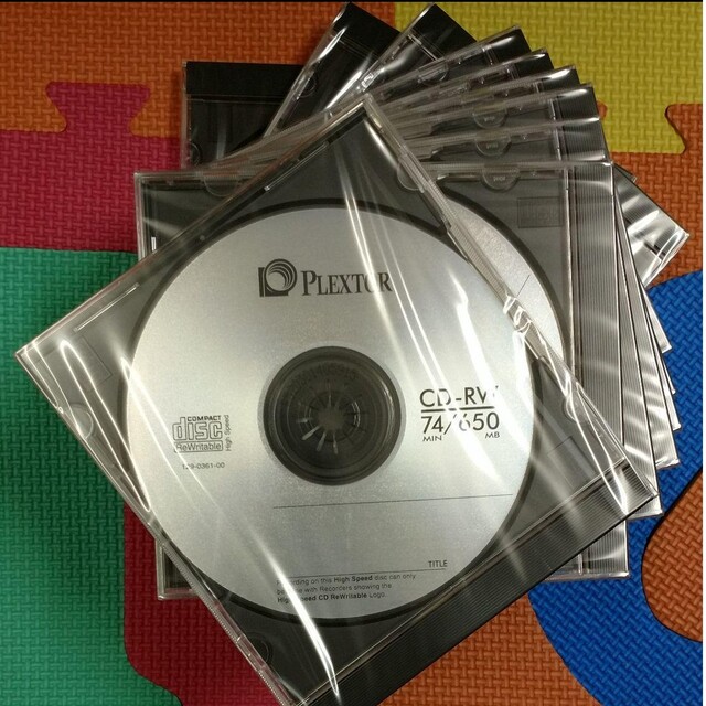 531 Plextor CD-RW メディア ケース入り100枚 650MB