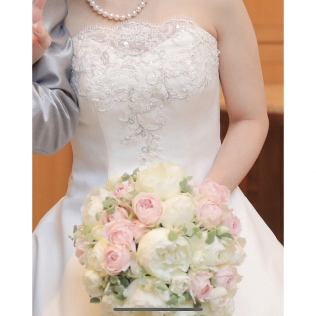 ウェディングドレス Aライン 結婚式 ホワイト 4