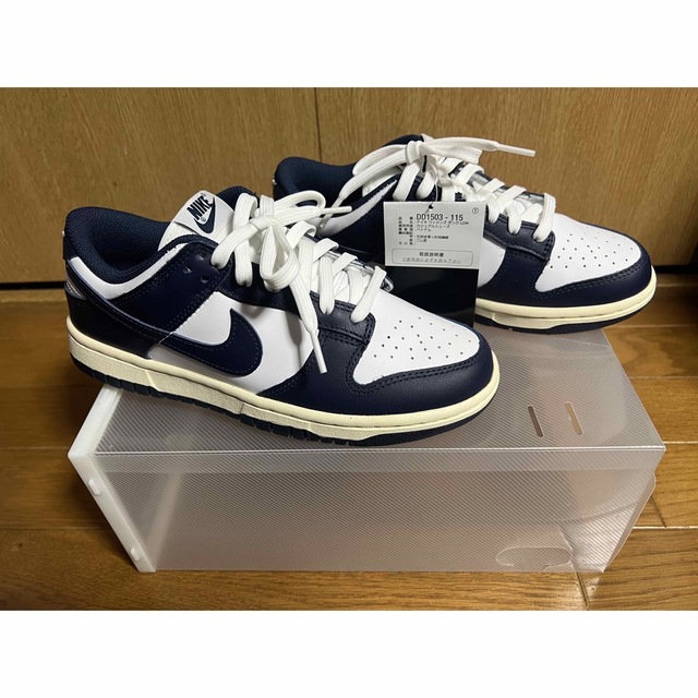 ダンクロー ビンテージ ネイビー 23.5cm 【正規取扱店】 50%割引