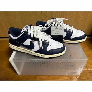 ナイキ(NIKE)のダンクロー　ビンテージ　ネイビー　23.5cm(スニーカー)