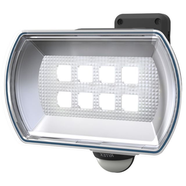 【特価セール】ムサシ RITEX フリーアーム式LEDセンサーライト4.5Wワイ