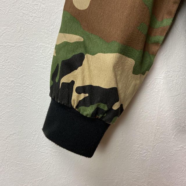 人気ビッグ刺繍ロゴ】HUFスタジャンアニマル柄カモ迷彩古着トラ
